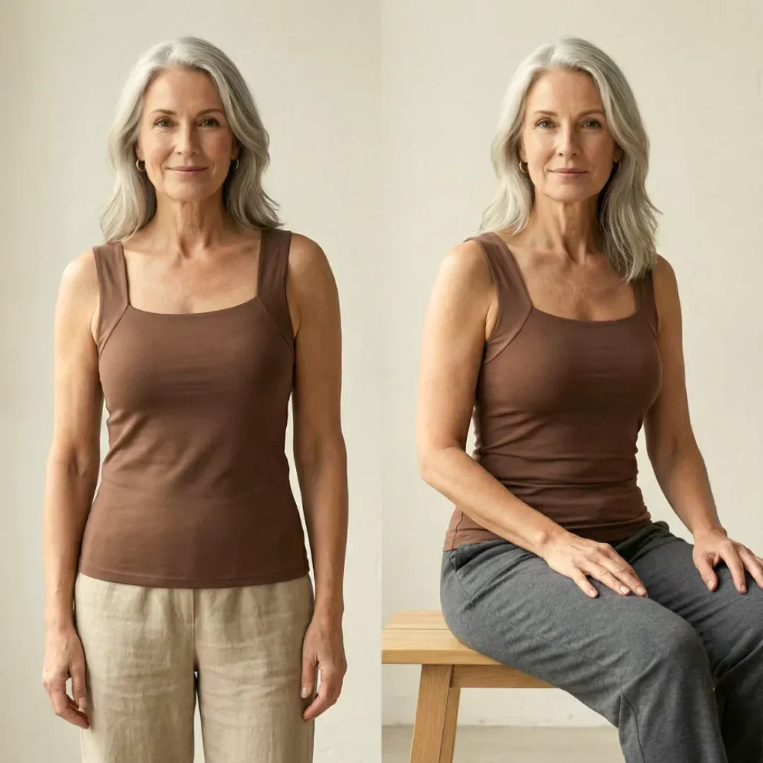 Dulcie - Built-In Comfort Bra Tank Top