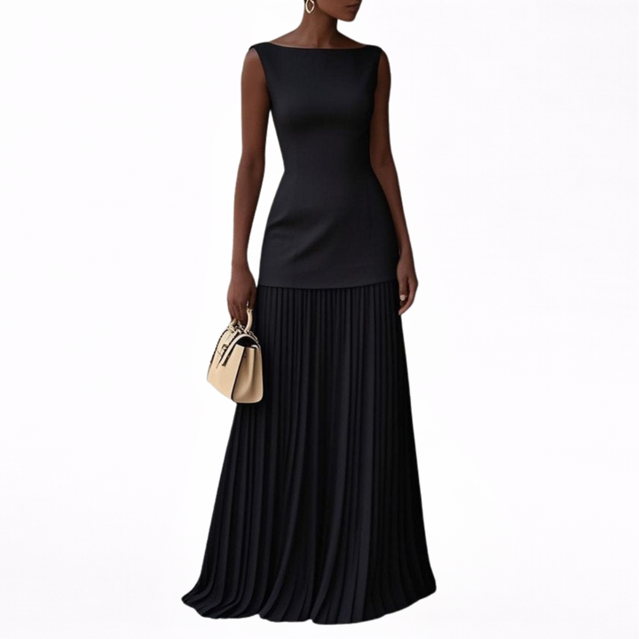 Celeste | Pleated Maxi Dress