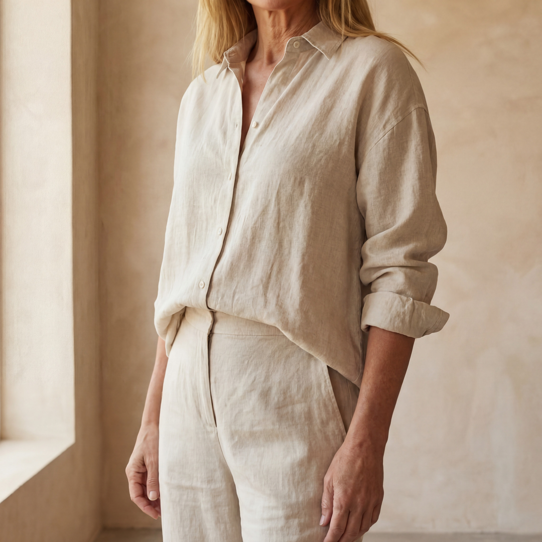 DANALA - Cotton & Linen Suit
