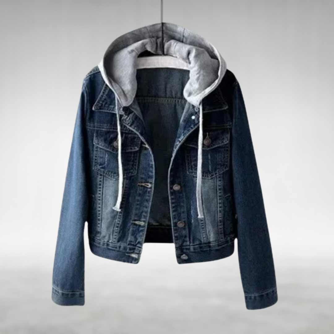 CARA | DENIM HOODIE JACKET