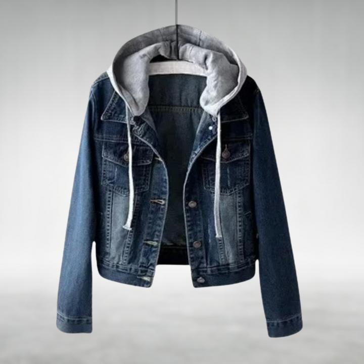 CARA | DENIM HOODIE JACKET