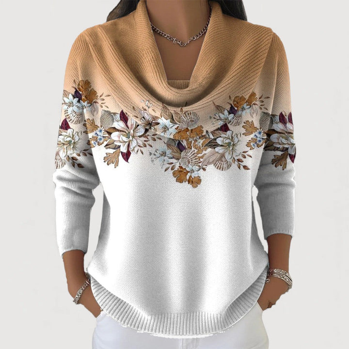 Alora™ | Floral Cowl Jumper