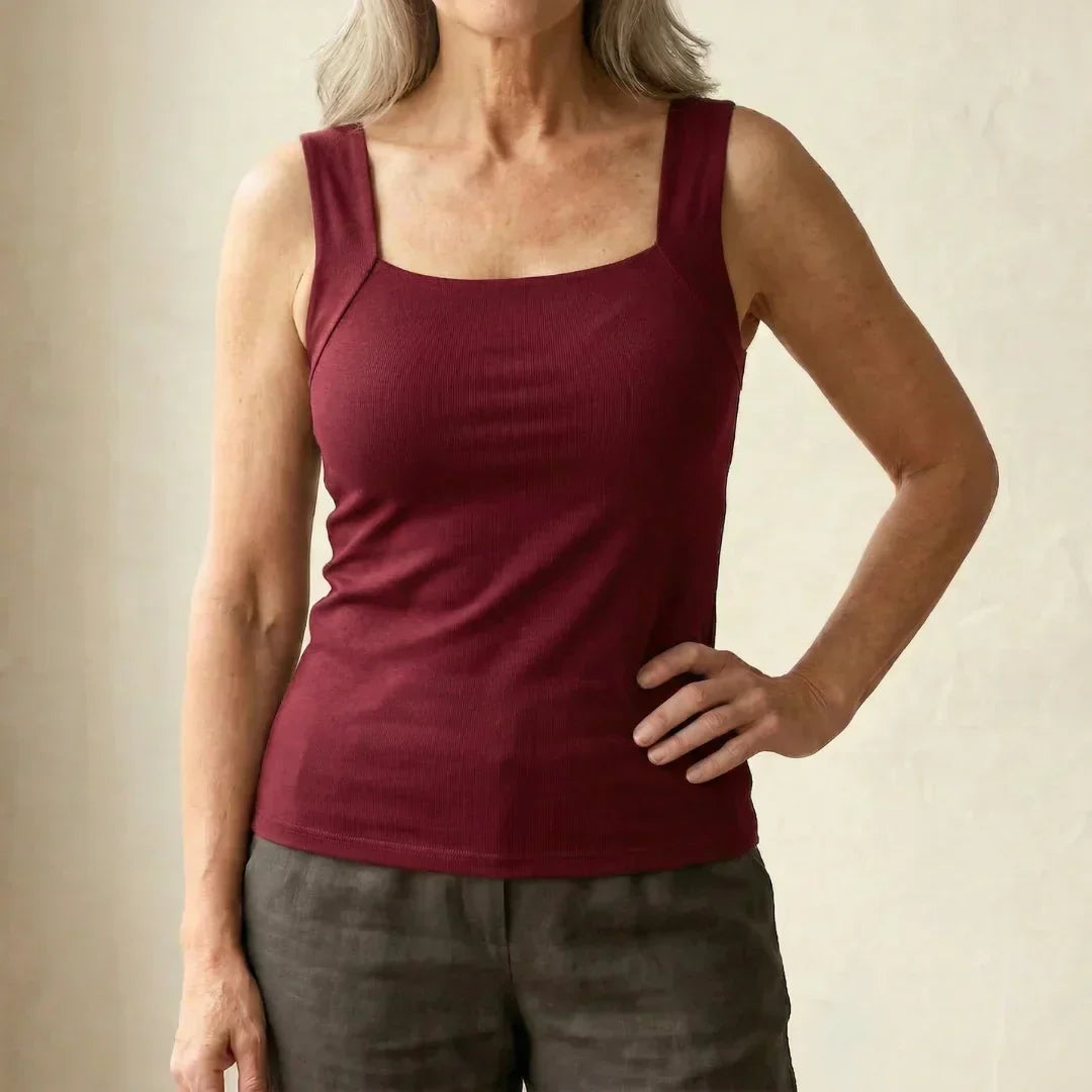 Dulcie - Built-In Comfort Bra Tank Top