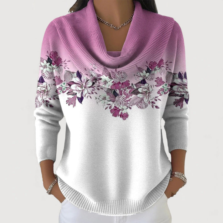 Alora™ | Floral Cowl Jumper