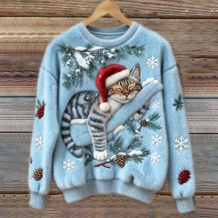 WinterTales™ Sweater | Christmas Cat