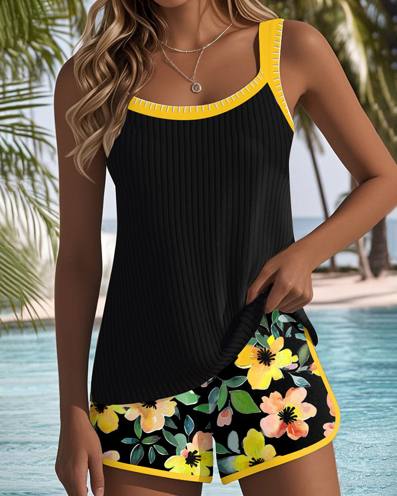 Laluna® | Elegant Two-Piece Tankini Set