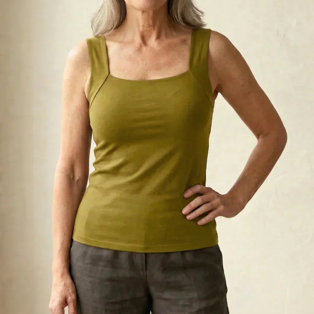 Dulcie - Built-In Comfort Bra Tank Top