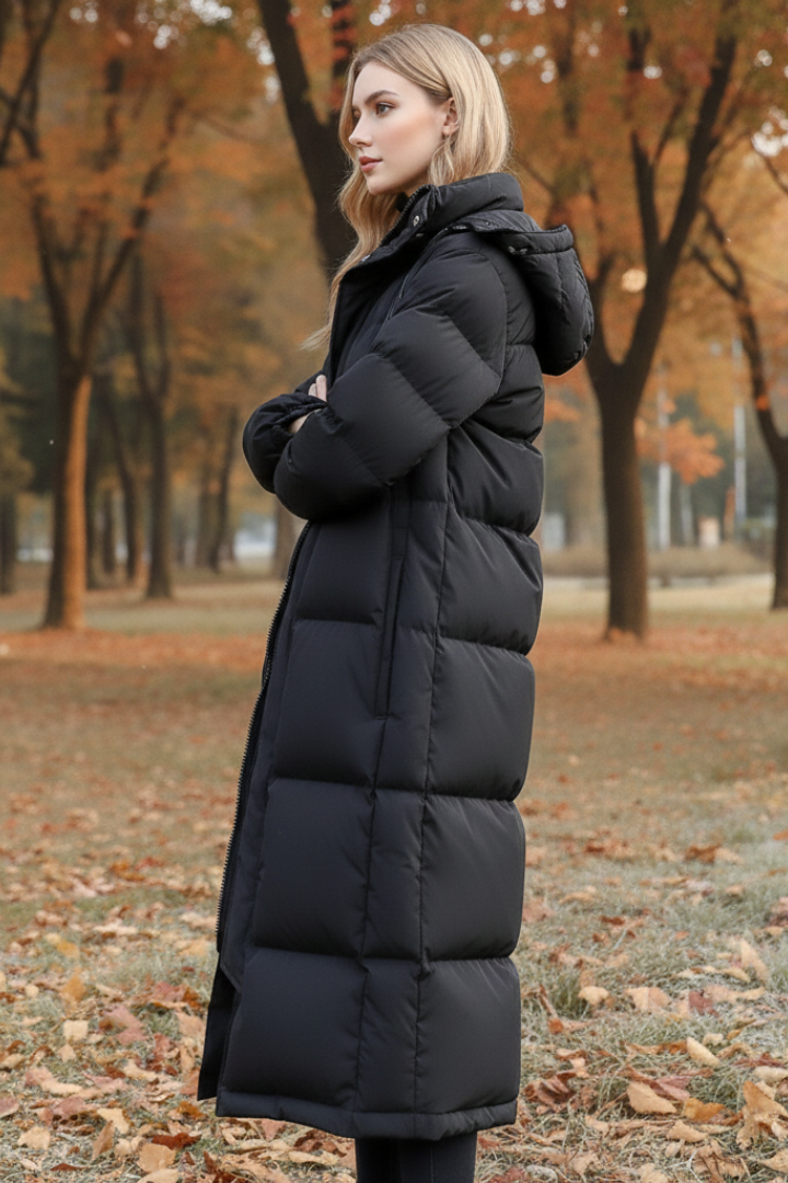 Down Puffer Jacket Long Fit Women