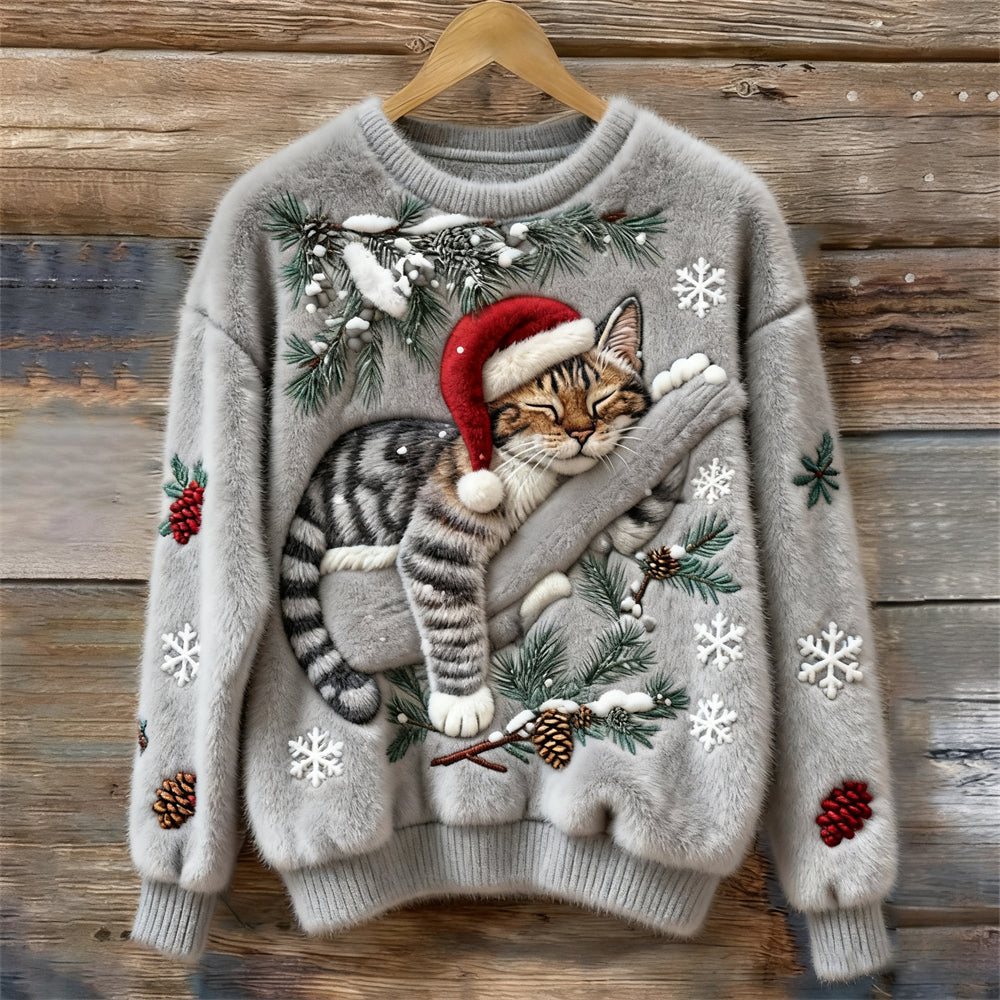 WinterTales™ Sweater | Christmas Cat