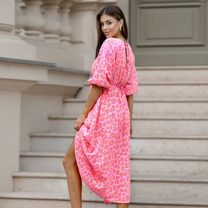 Aria™ | Women's V-Neck Printed Dress