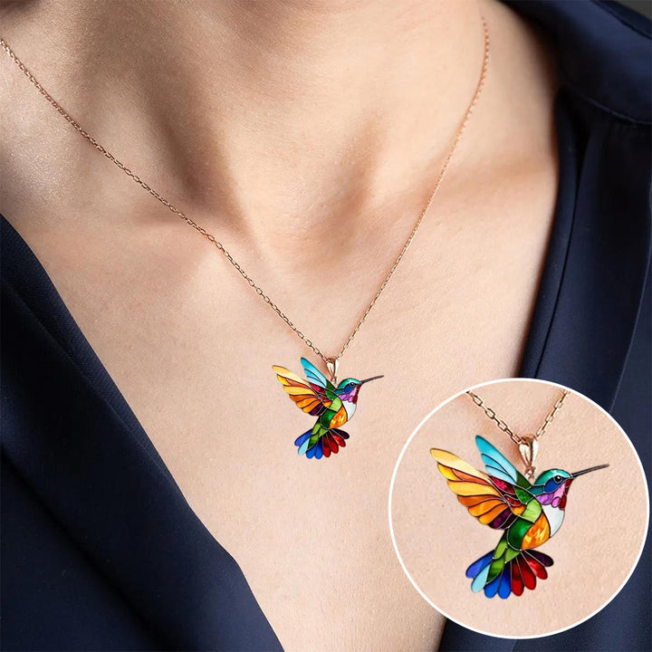 Claire™ | Hummingbird Pendant Necklace
