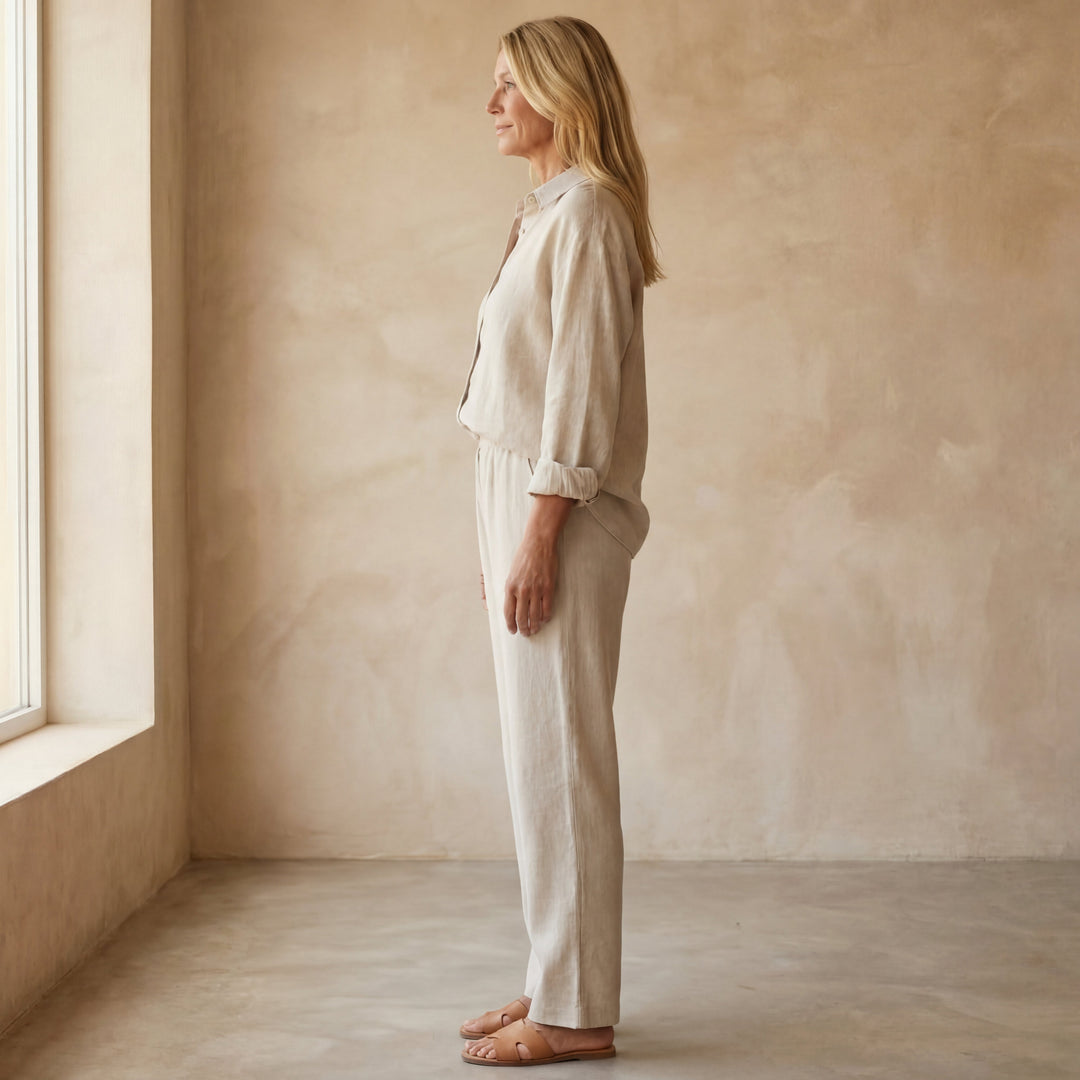 DANALA - Cotton & Linen Suit
