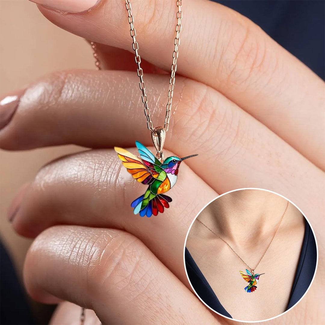 Claire™ | Hummingbird Pendant Necklace