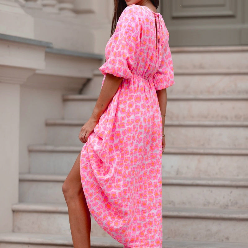 Aria™ | Women's V-Neck Printed Dress