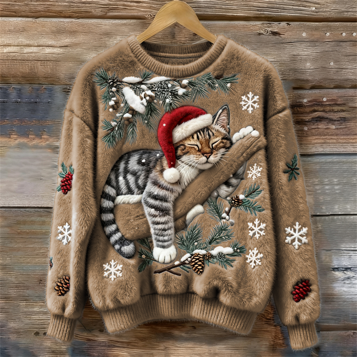 WinterTales™ Sweater | Christmas Cat