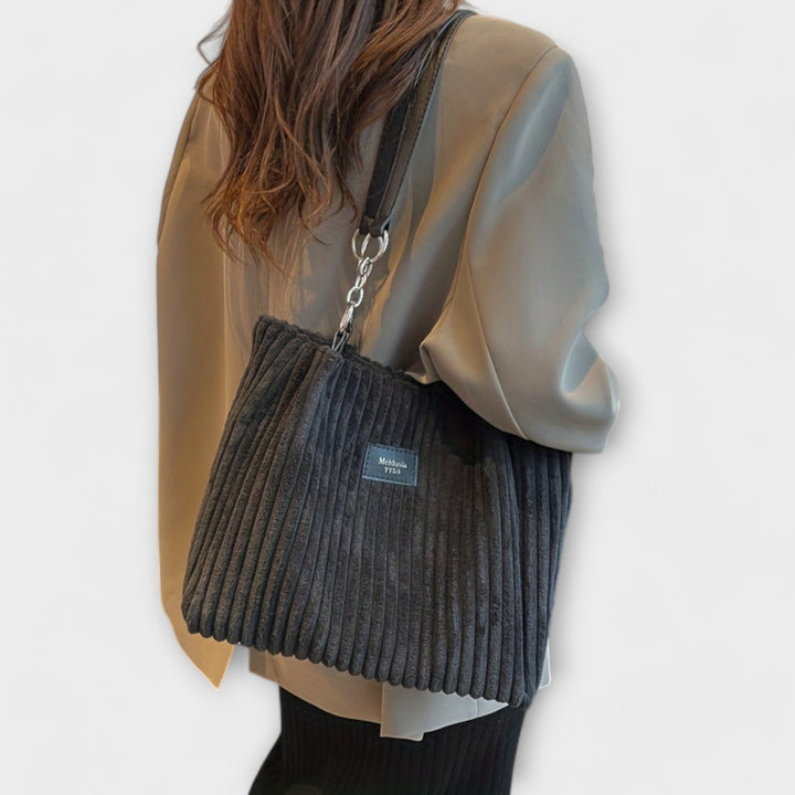 Gianna Boutique - Soft Cord Shoulder Bag
