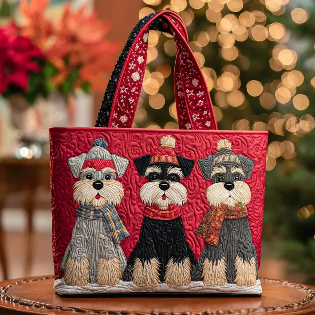 Artisan Tote - Trio of Schnauzers