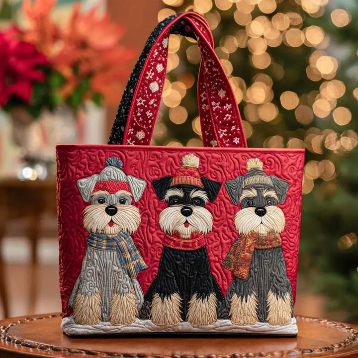 Artisan Tote - Trio of Schnauzers