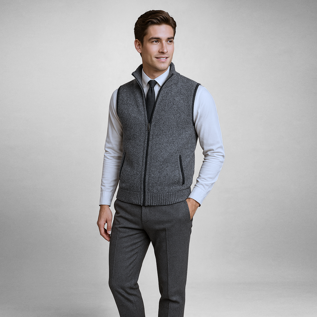 Harrison | Full-Zip Sweater Vest