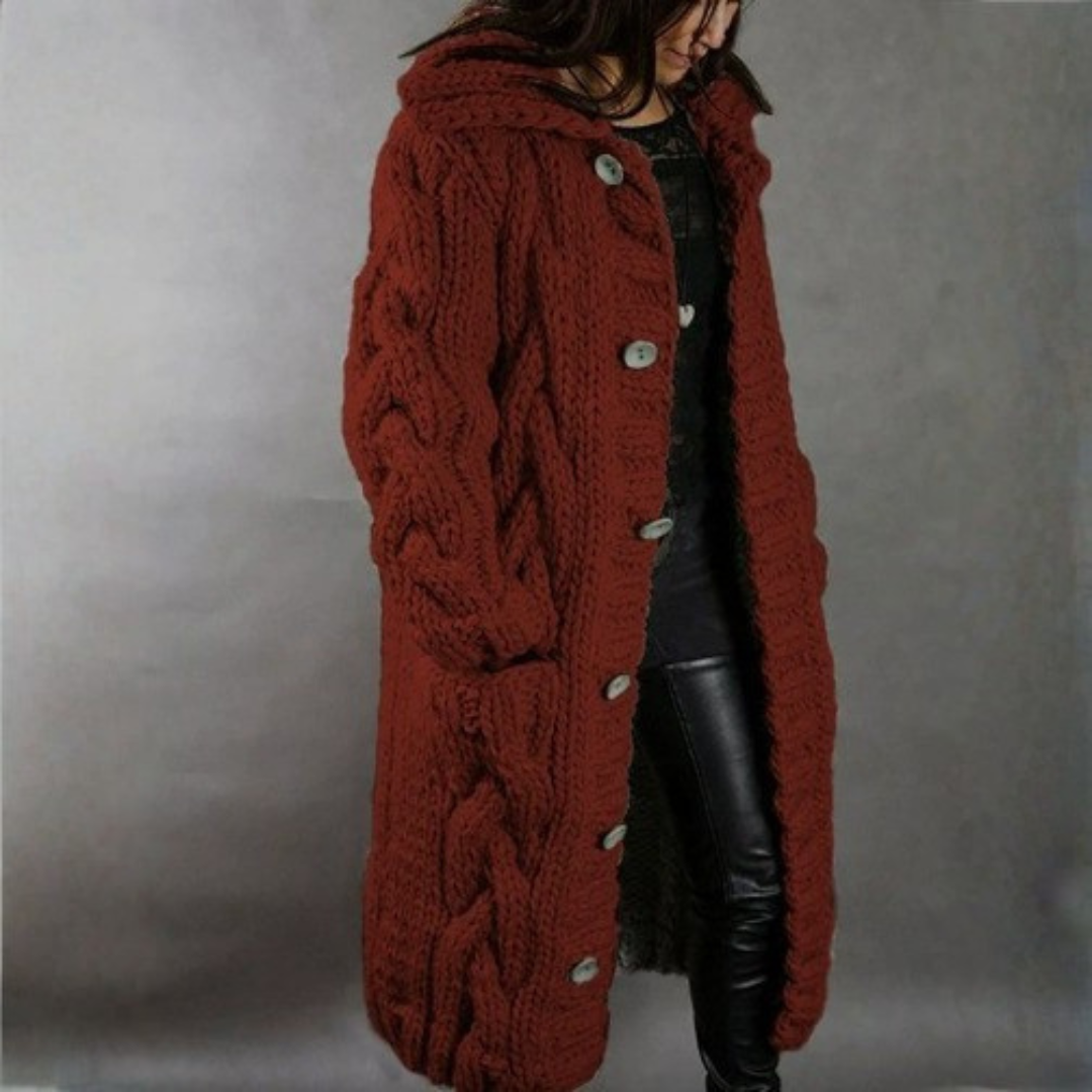 Karina | Premium Comfort Long Knit Coat