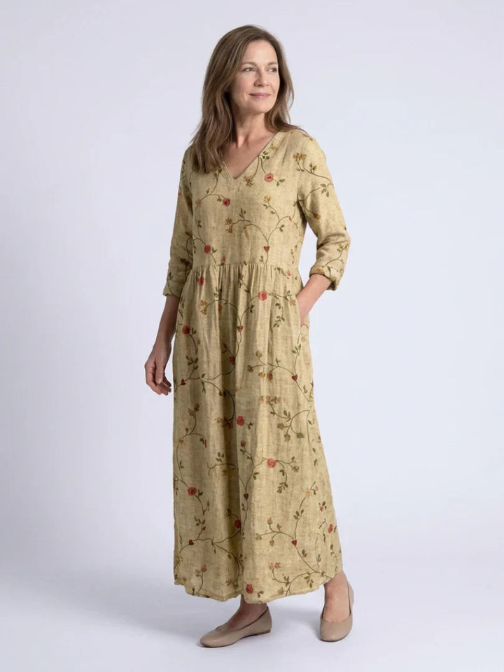 Camille | Long Floral Dress
