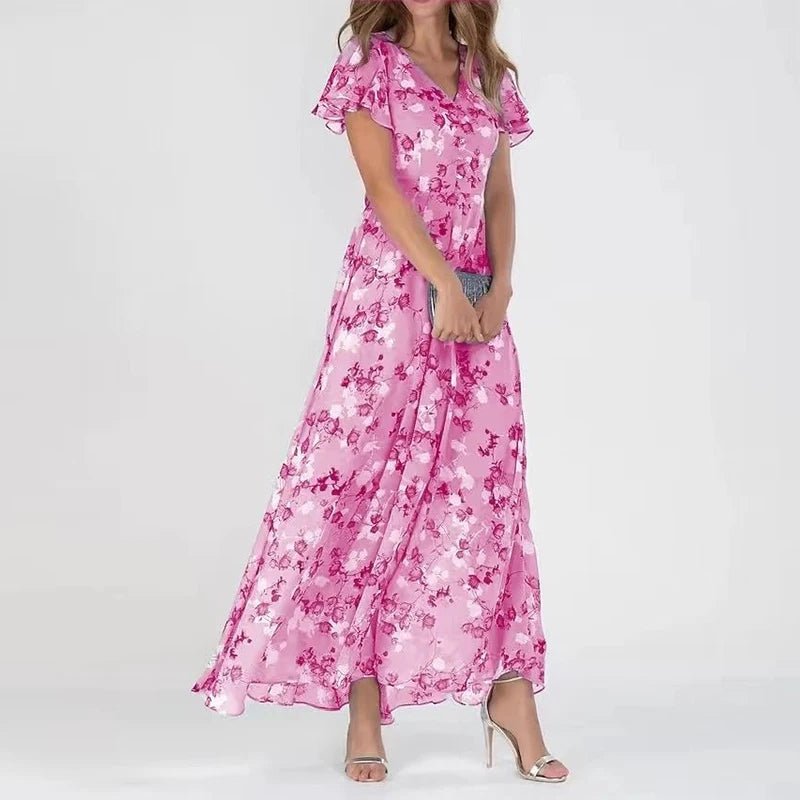 ELLIE – FLORAL MAXI DRESS