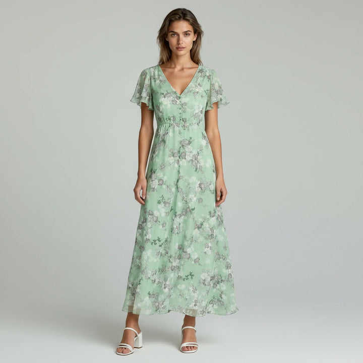 ELLIE – FLORAL MAXI DRESS
