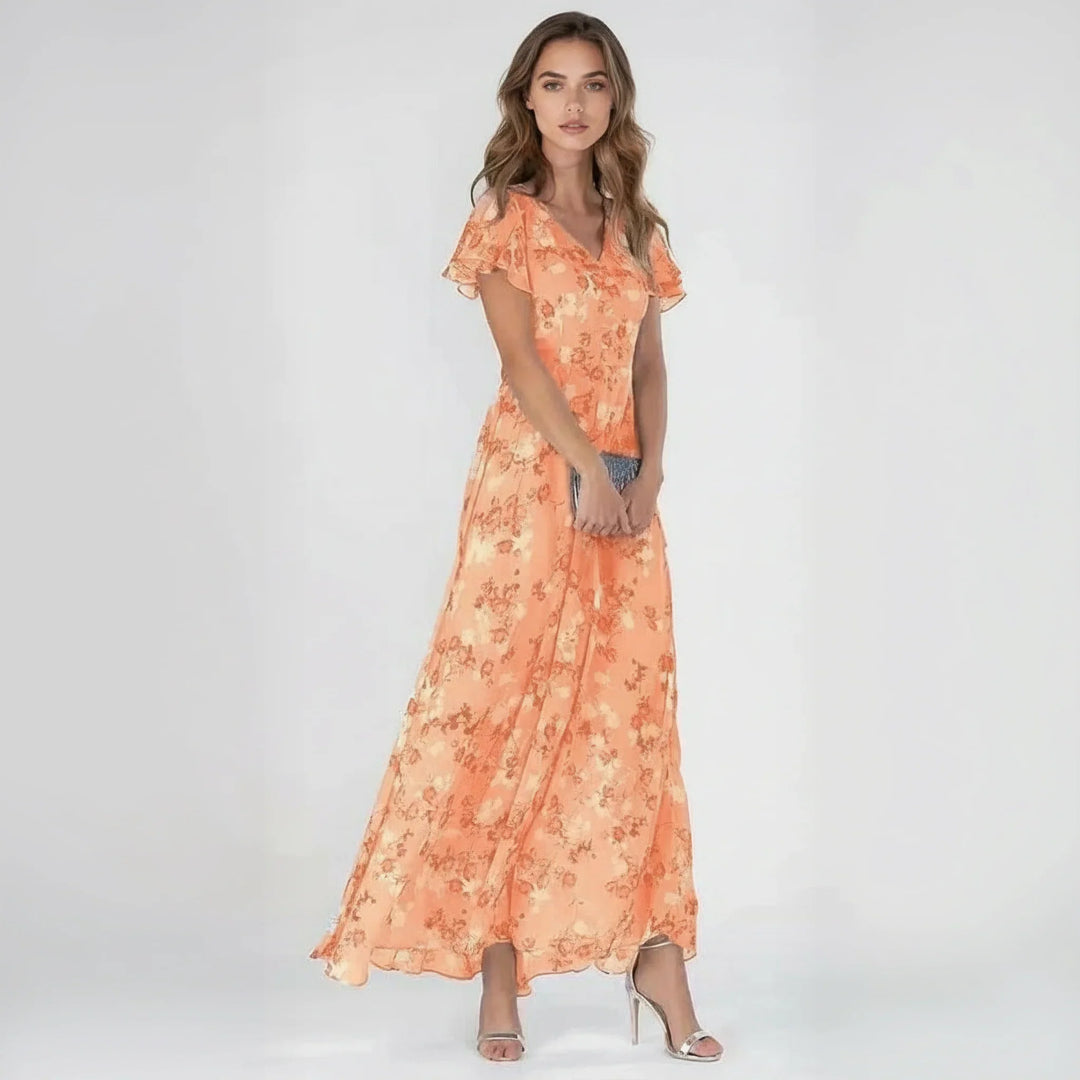ELLIE – FLORAL MAXI DRESS