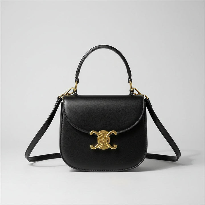 Mini Crossbody Bag with Gold-Tone