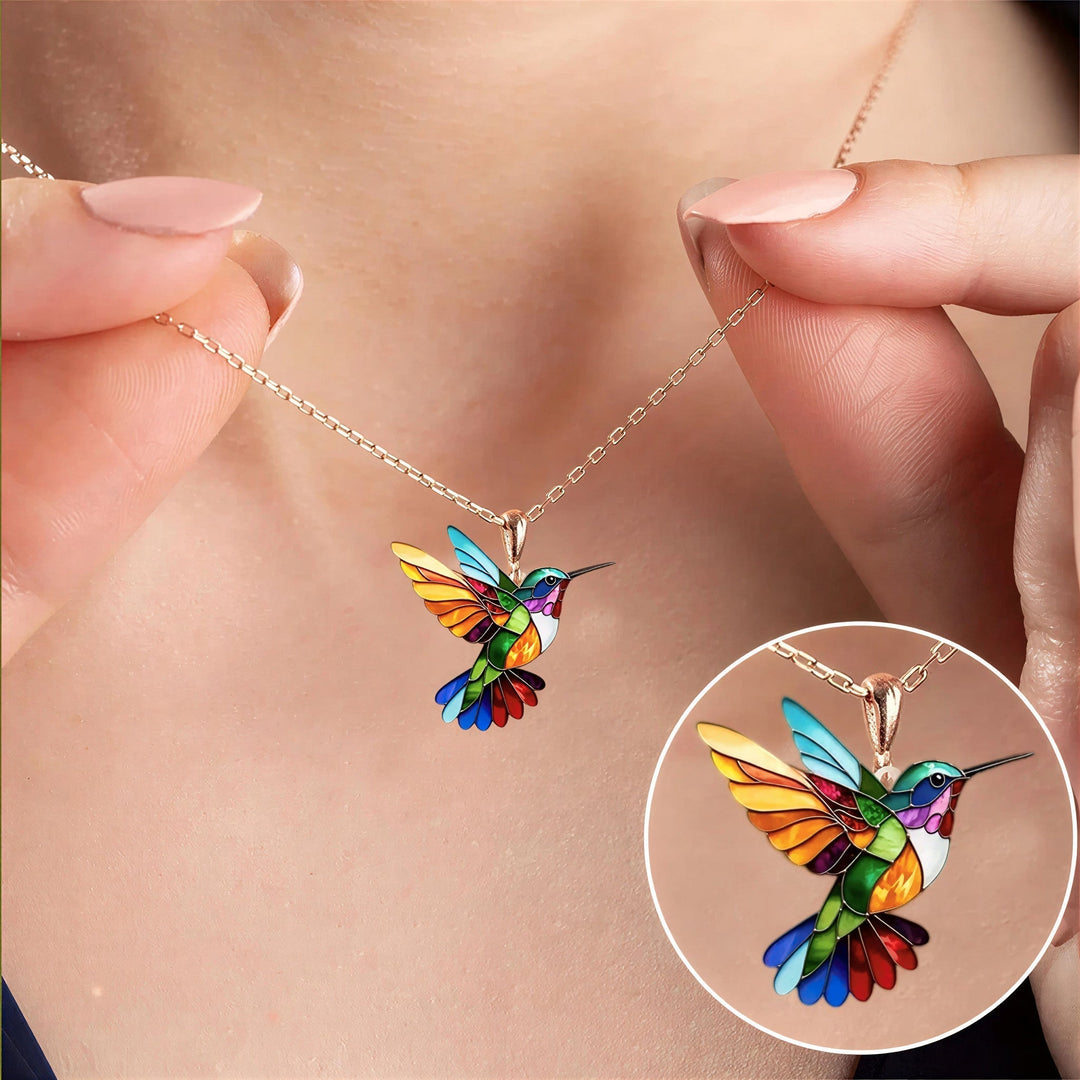 Claire™ | Hummingbird Pendant Necklace