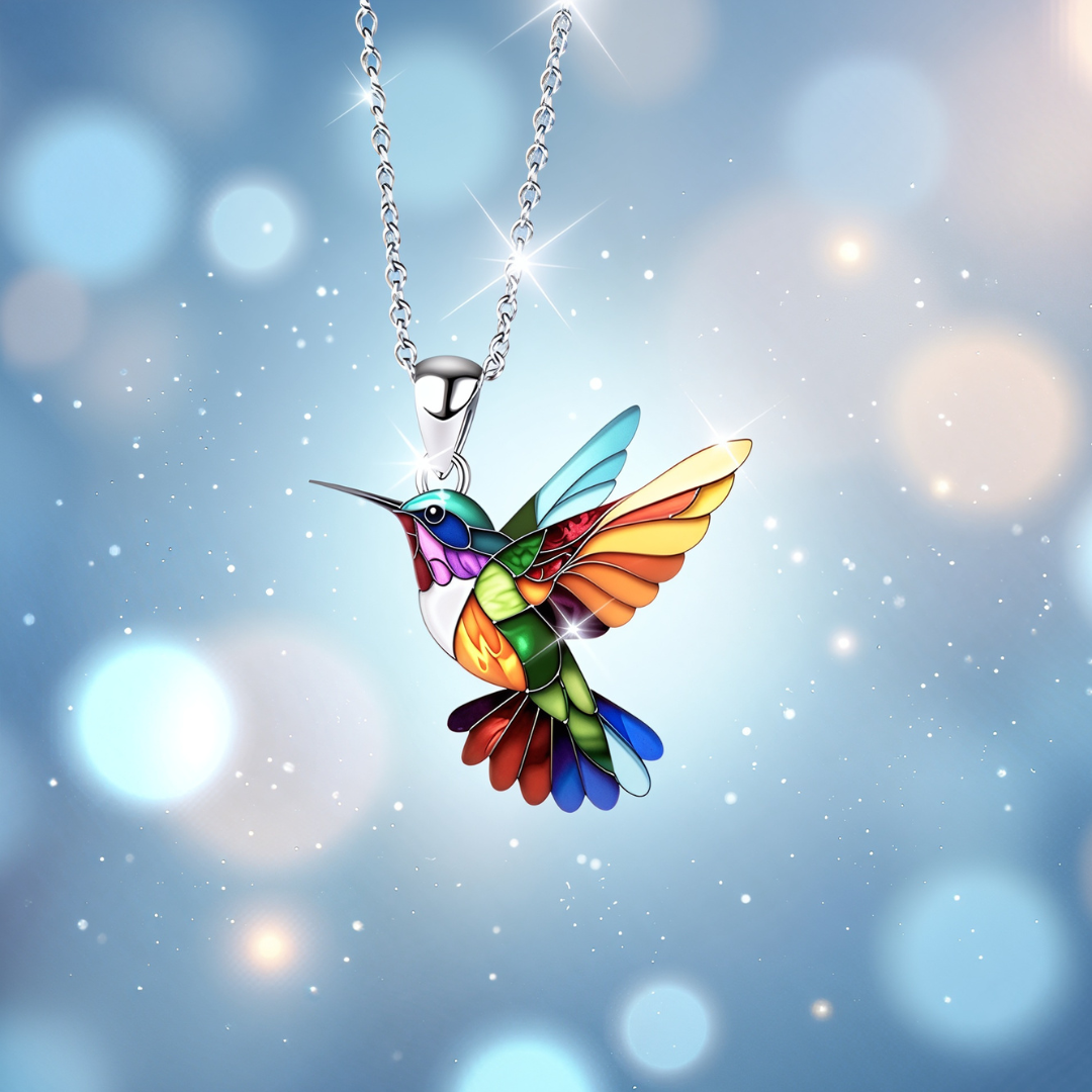 Claire™ | Hummingbird Pendant Necklace