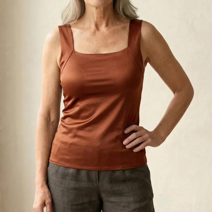 Dulcie - Built-In Comfort Bra Tank Top