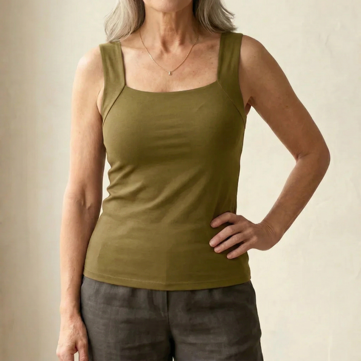 Dulcie - Built-In Comfort Bra Tank Top