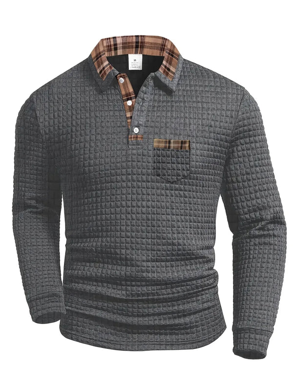 Harrison | Men’s Classic Textured Knit Long Sleeve Sweater