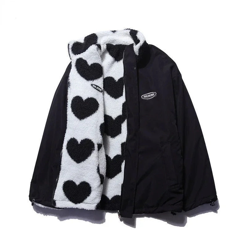 LIBBY | REVERSIBLE HEART JACKET