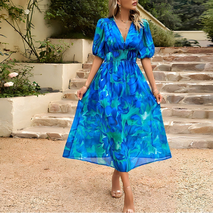 Bliss – Floral Print Maxi Dress