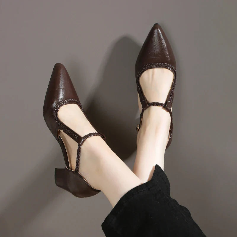 Vivienne | Classic T-Strap Shoes