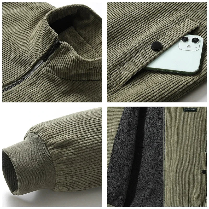 Udo | Fleece-Lined Corduroy Jacket