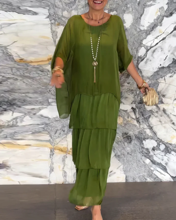 Lara | Elegant Flowing Maxi Dress