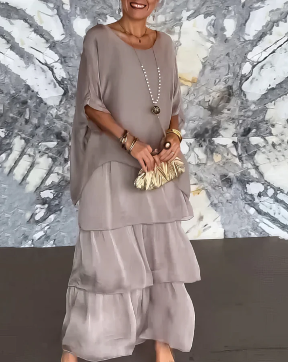 Lara | Elegant Flowing Maxi Dress