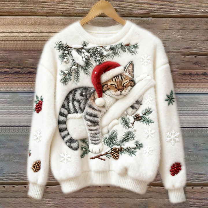 WinterTales™ Sweater | Christmas Cat
