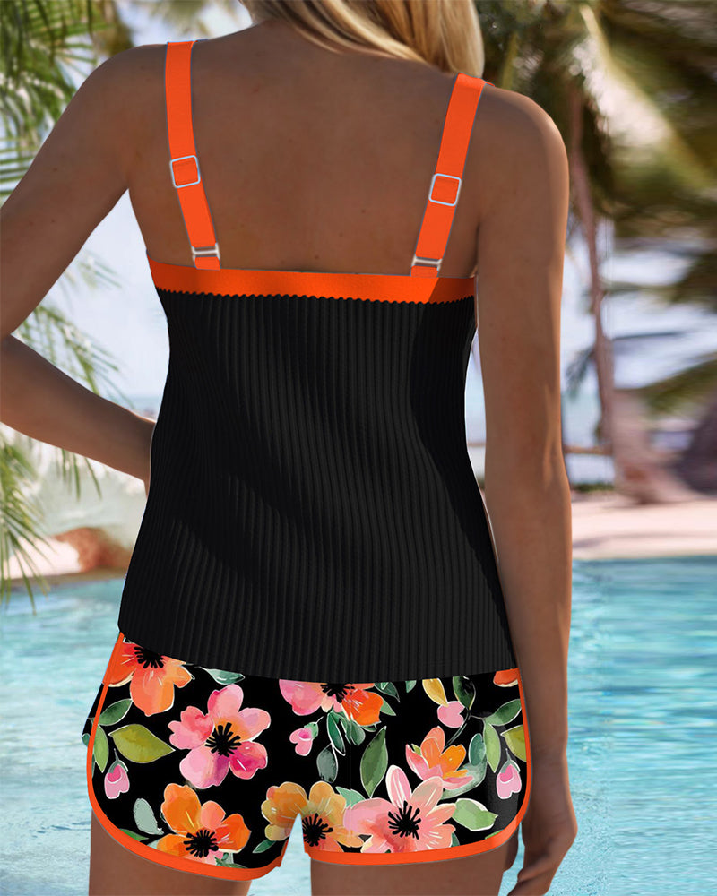 Laluna® | Elegant Two-Piece Tankini Set