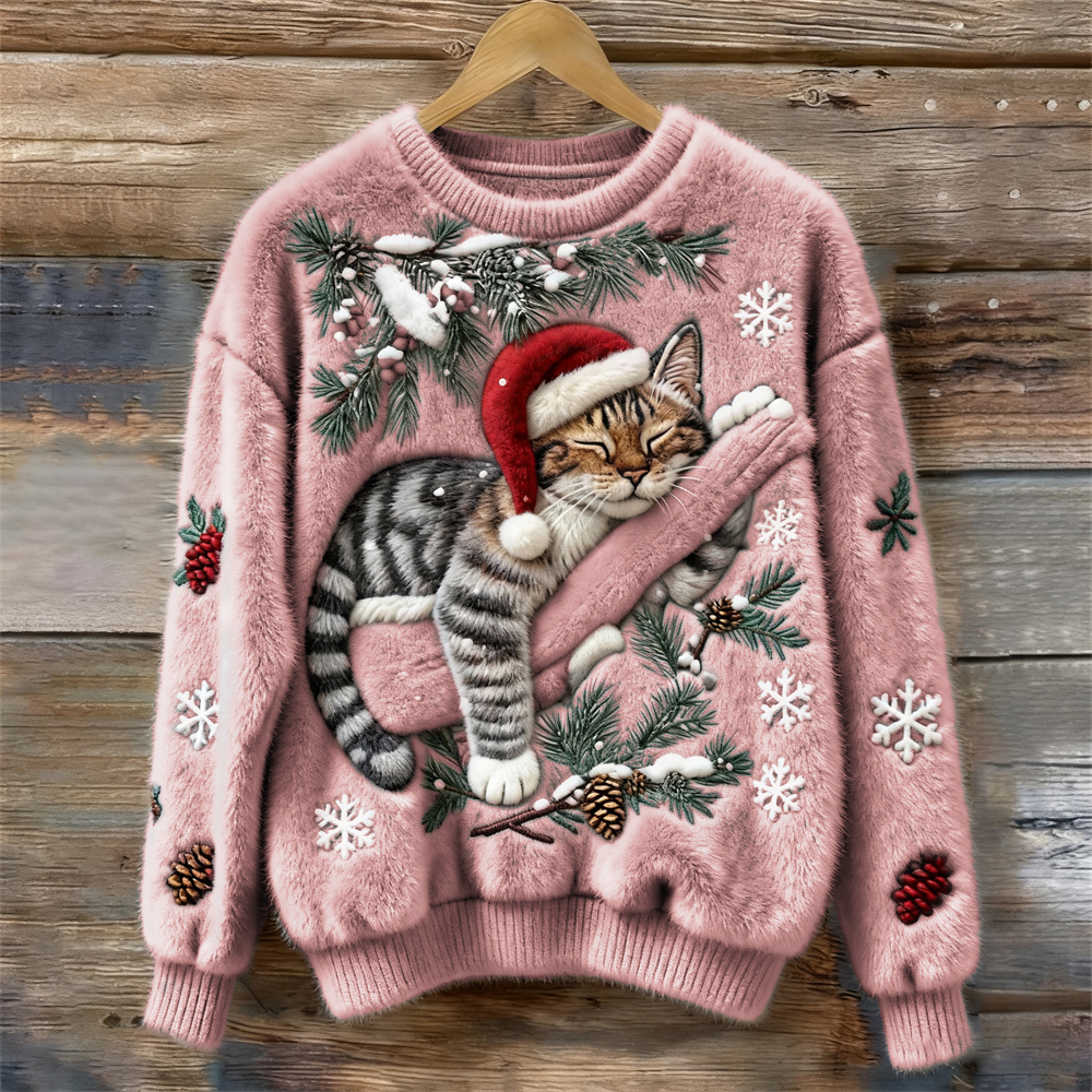 WinterTales™ Sweater | Christmas Cat