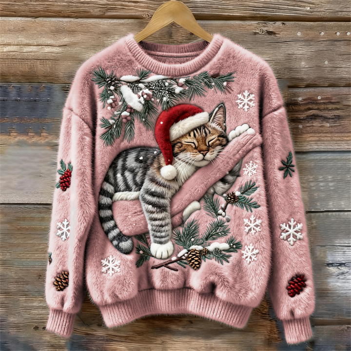 WinterTales™ Sweater | Christmas Cat