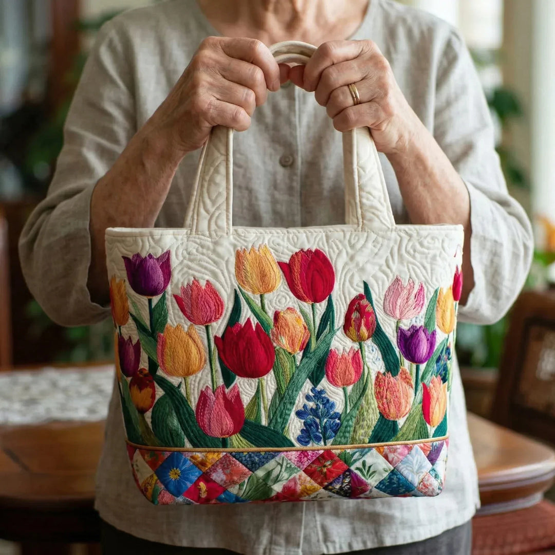 Artisan Tote - Tulip Garden