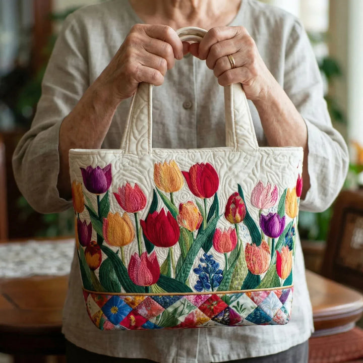 Artisan Tote - Tulip Garden