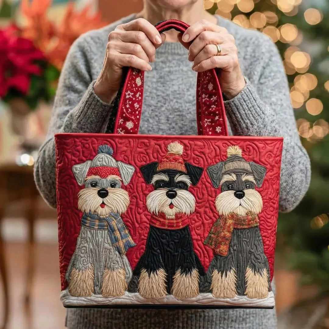 Artisan Tote - Trio of Schnauzers