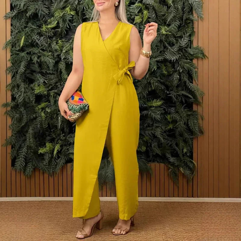 Lina | Elegant Wrap Jumpsuit