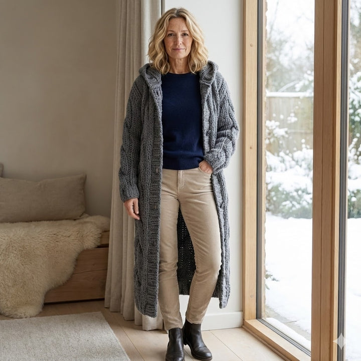 Karina | Premium Comfort Long Knit Coat