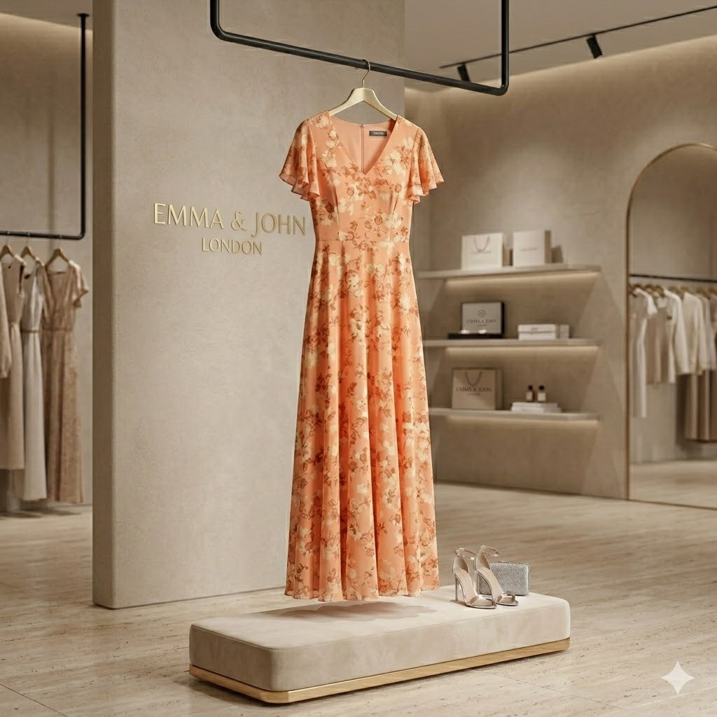 ELLIE – FLORAL MAXI DRESS